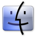 Finder aqua icon